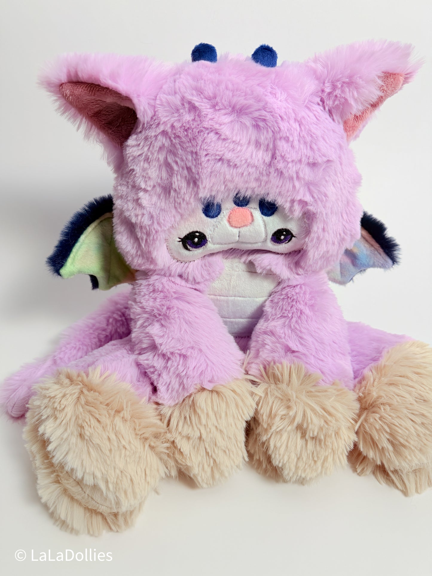 NEW: ๐คฉ RegRagged Kitty Dragon ๐ ๐ฑ :Light Pink Purple, Rainbow Sherbet, by LALA DOLLIES | (07.2026) | Exclusive #19