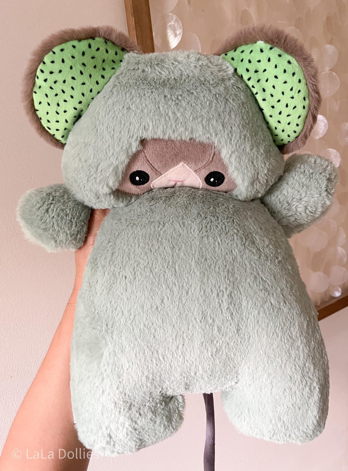 Kiwi Mouse: Reseda Kodi Snuggle, Truffle Seal Minky | LALA DOLLIES ® Exclusive