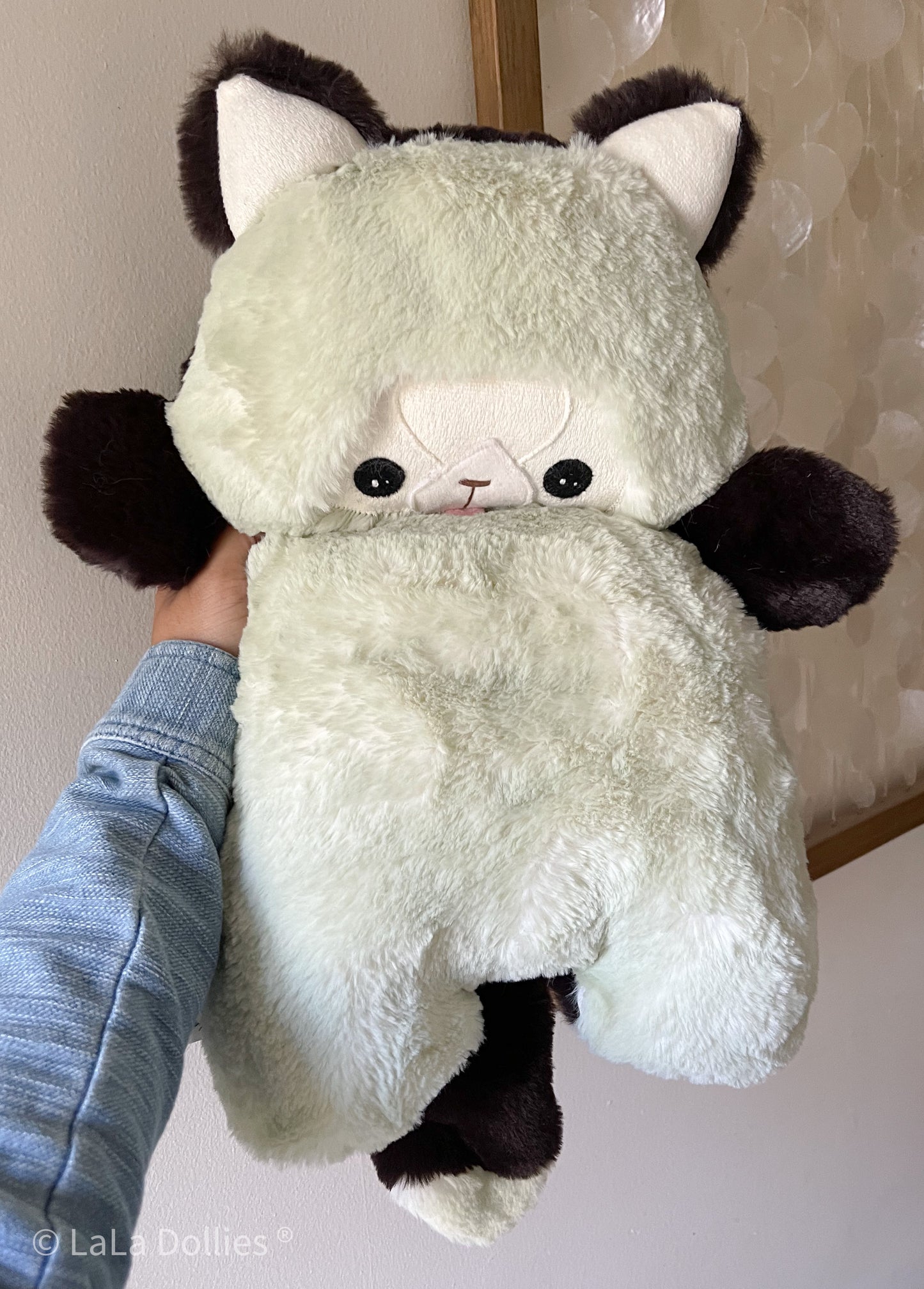Fox Two-Toned, Tender Green Washed Kodi Snuggle | LALA DOLLIES ® Exclusive