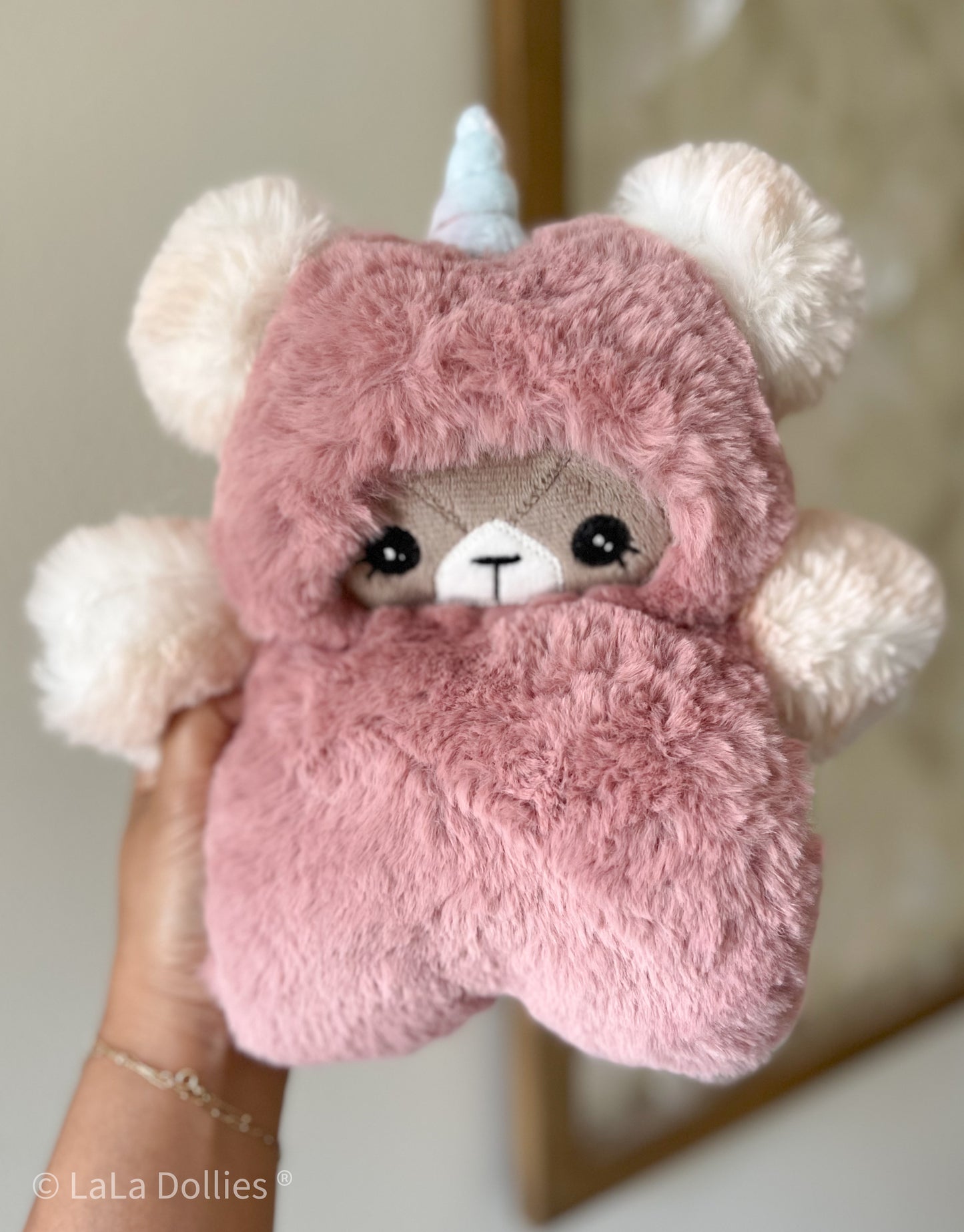 Midi UniBear, Kodi Snuggle Adobe Blush | LALA DOLLIES ® Exclusive