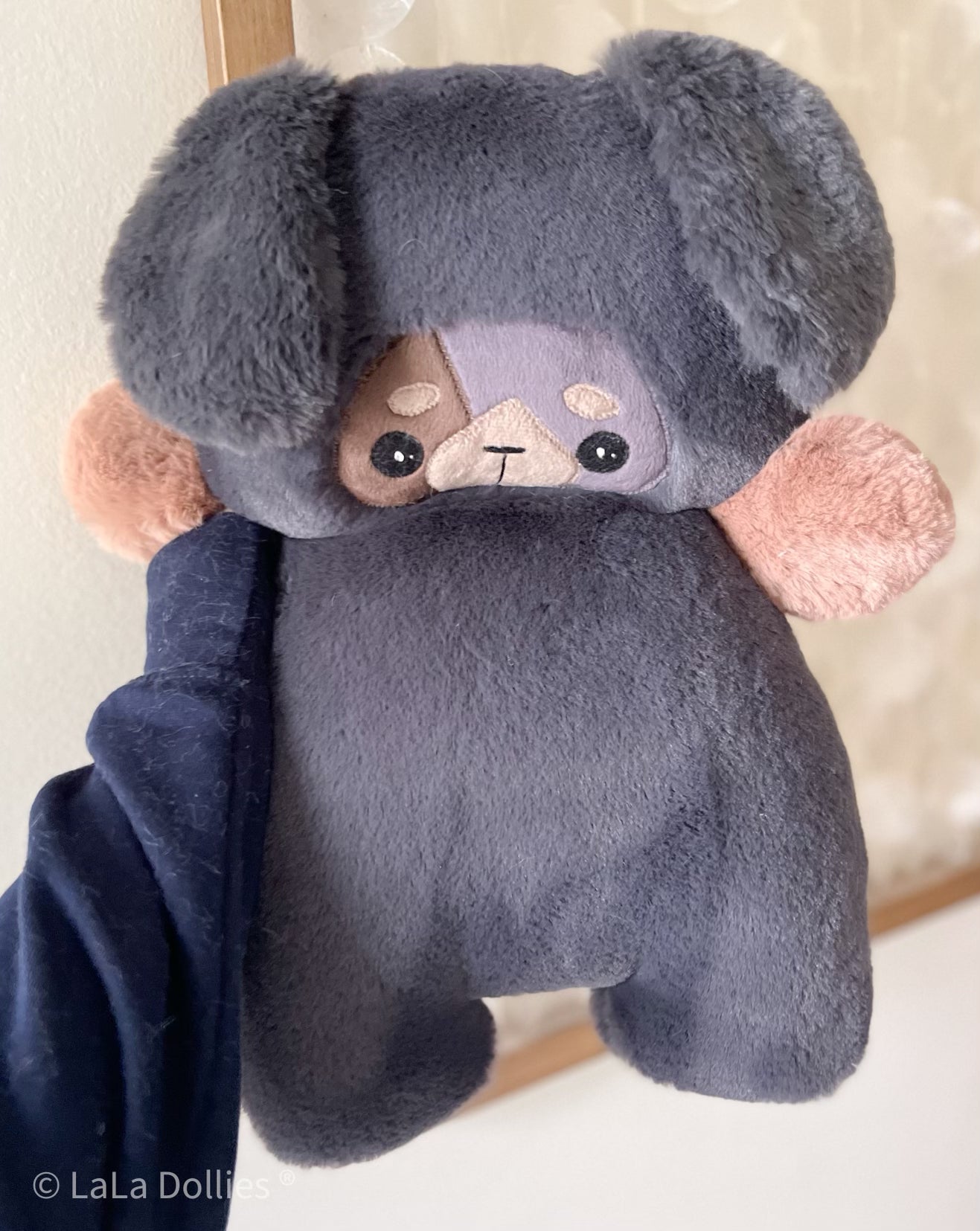 Puppy - Seal Minky, Ash | LALA DOLLIES ® Exclusive.