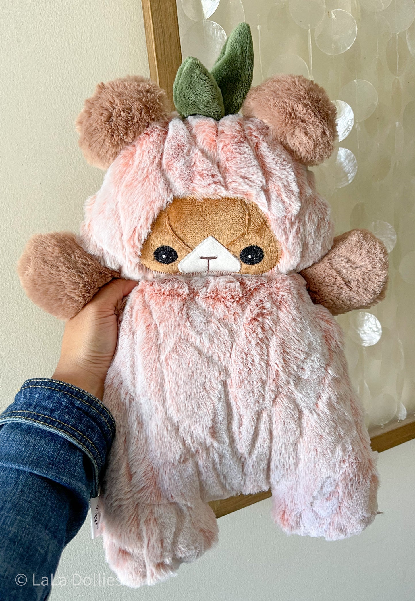 Frosted Peach 🍑 Sprout, Chibi Sized | LALA DOLLIES® Exclusive