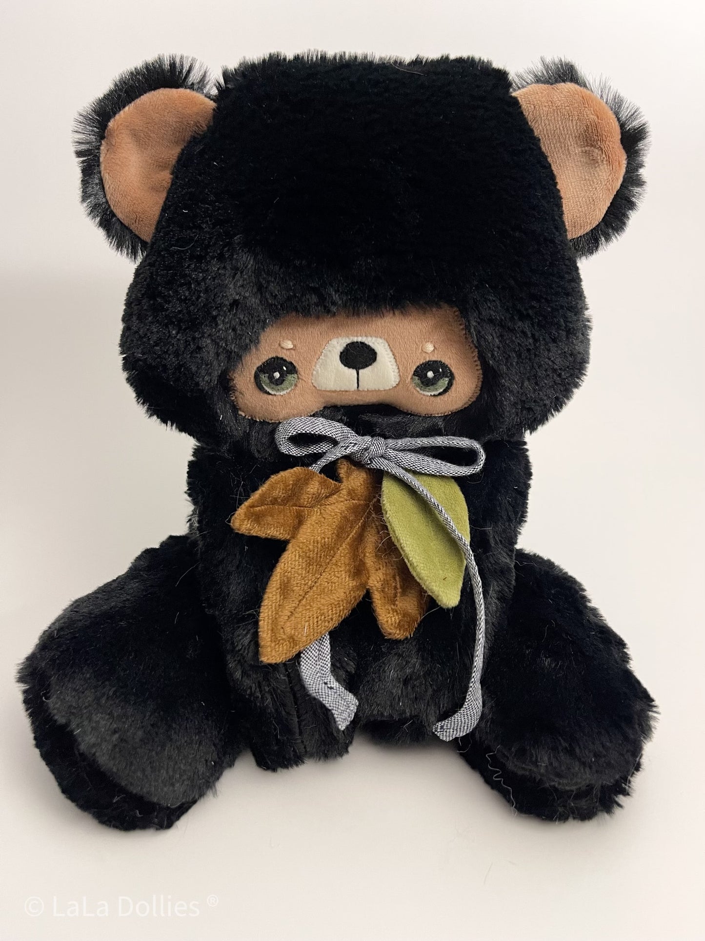 Reg Ragged, Fall Bear, Black | LALA DOLLIES ® | LIMITED