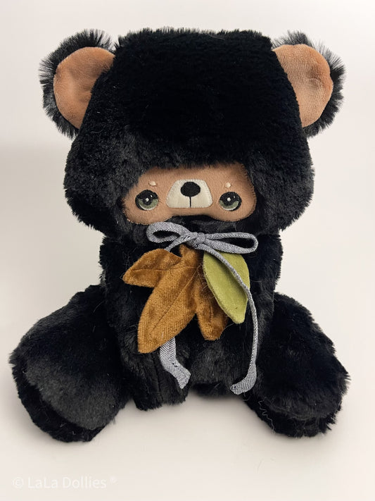 Reg Ragged, Fall Bear, Black | LALA DOLLIES ® | LIMITED