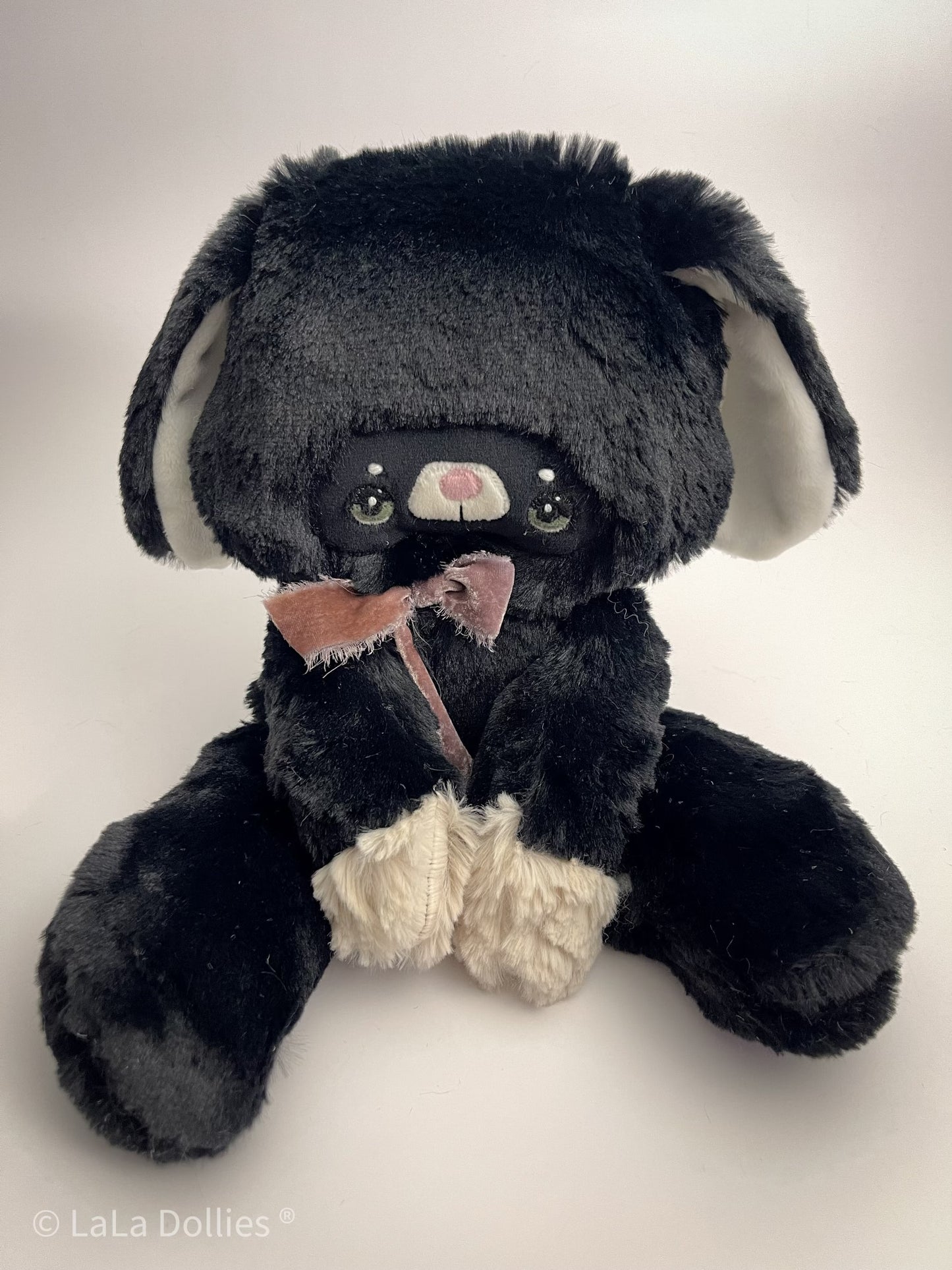 Reg Ragged, Bunny, Black| LALA DOLLIES ® | LIMITED