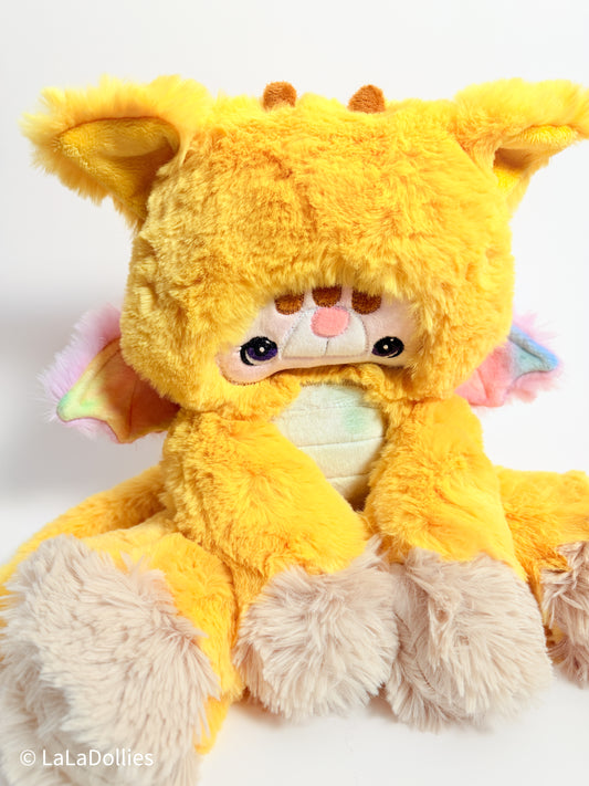 NEW: 🤩  RegRagged Kitty Dragon 🐉 🐱 :Golden Yellow, Rainbow Sherbet, by LALA DOLLIES | (07.2026) | Exclusive #20