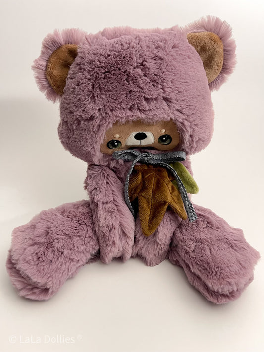 Reg Ragged, Fall Bear, Misty Mauve | LALA DOLLIES ® | LIMITED