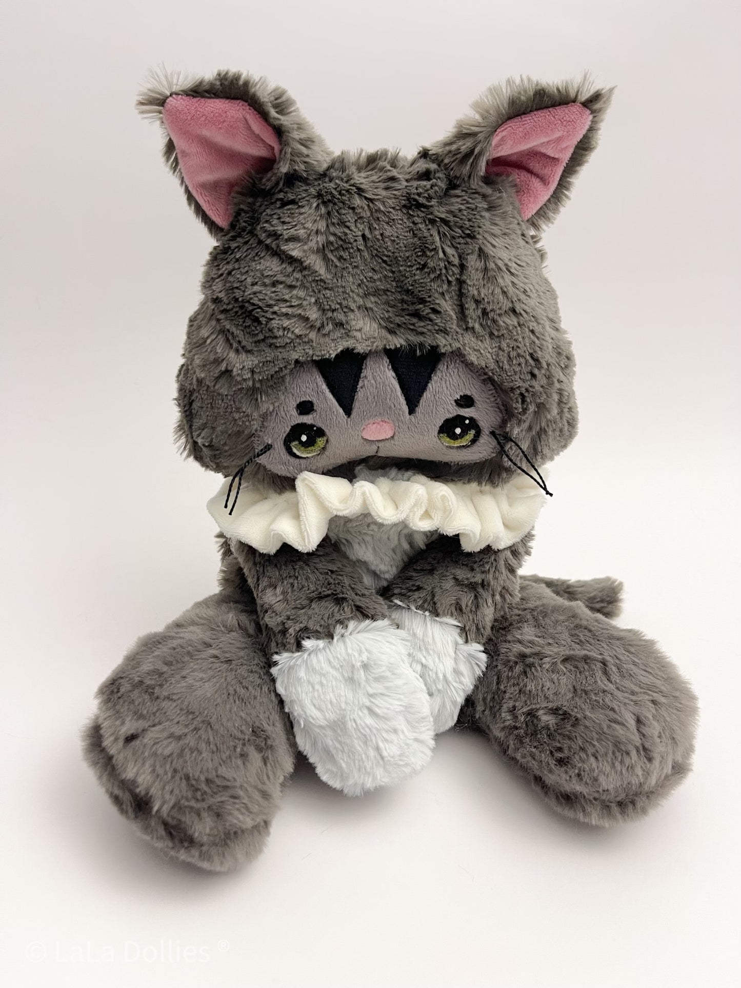 Charcoal 🐈 Cat, Reg Ragged Fall Kitties | LALA DOLLIES ® | LIMITED