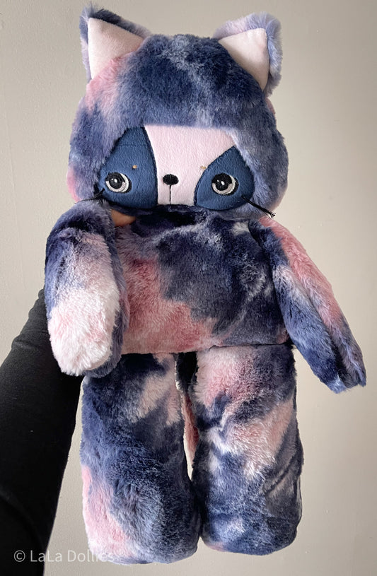 Charley the Mama-Ragged Cat, Cosmic Pink Sunset | LALA DOLLIES ® Exclusive