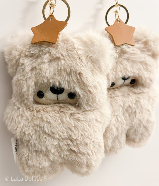🤩 NEW! Bag Charm, Leather Star | Mini Bear 05 | LALA DOLLIES ® | Exclusive