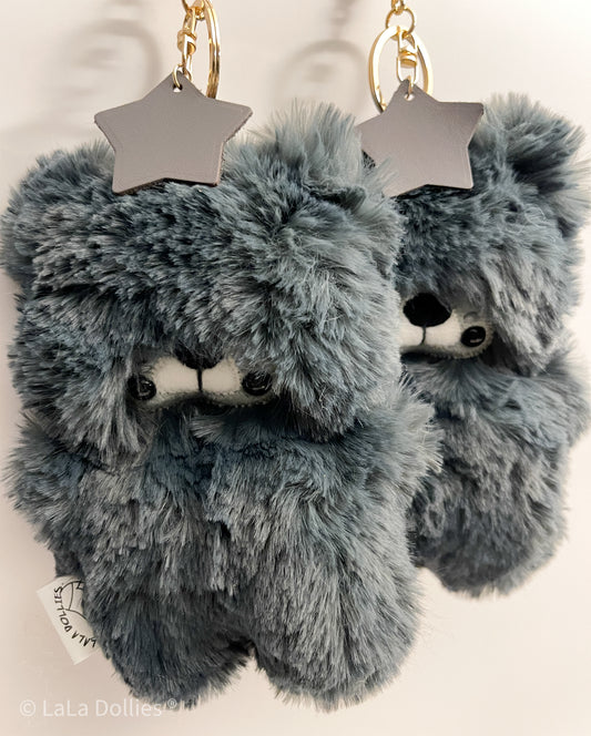 🤩 NEW! Bag Charm, Leather Star | Mini Bear 06 | LALA DOLLIES ® | Exclusive
