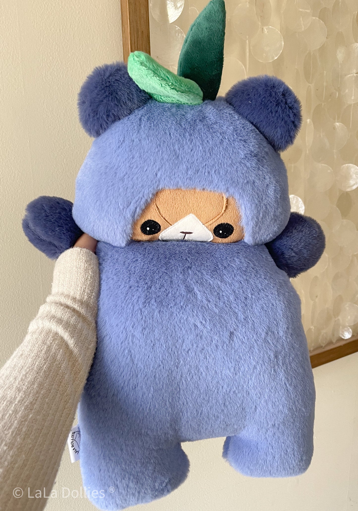 Blue Sprout 🌱 Bear, New Chibi Sized | LALA DOLLIES® Exclusive