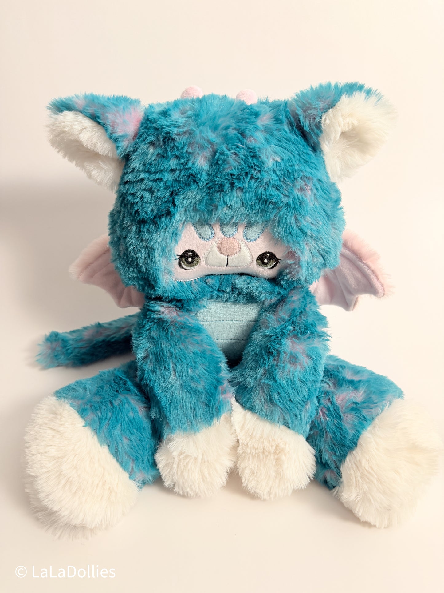 NEW: 🤩  RegRagged Kitty Dragon Deep teal/rose pink 🐉 🐱 by LALA DOLLIES | (07.2026) | Exclusive